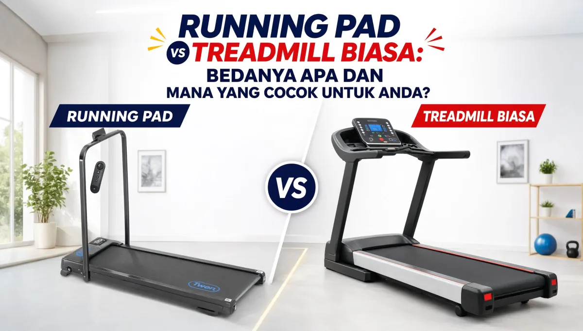 Running Pad vs Treadmill Biasa: Bedanya Apa dan Mana yang Cocok untuk Anda?