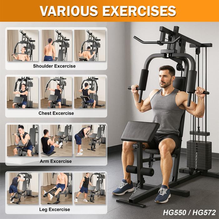 TWEN HG550 Alat Fitness Home Gym 1 Sisi Gambar produk 6