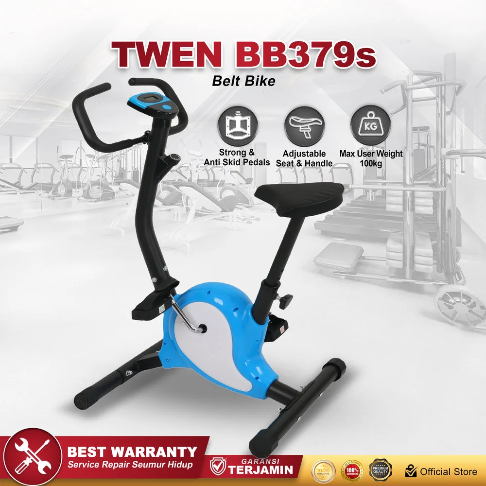 Twen BB379s Blue Belt Bike New Big Exercise Fitness Alat